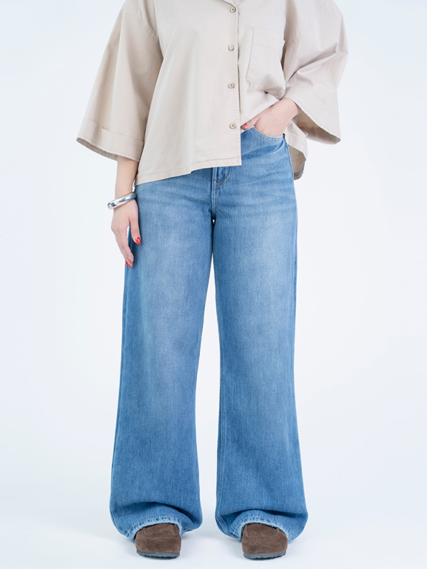 شلوار جین بگ قد 110 کد 23083 - Image 3