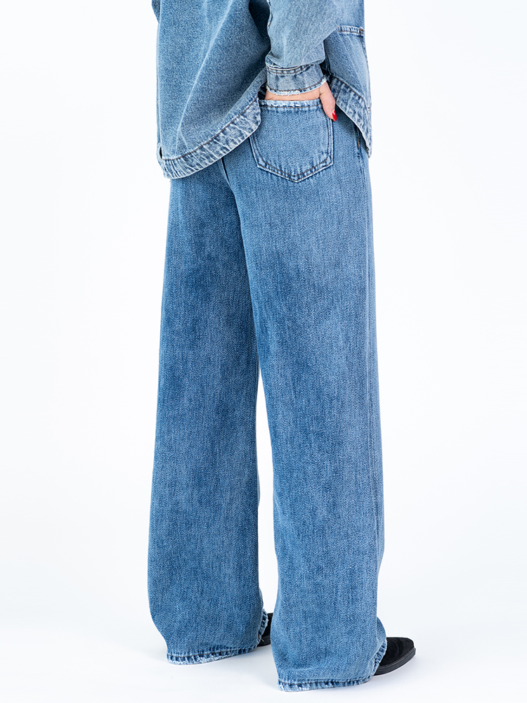 شلوار جین بگ قد 110