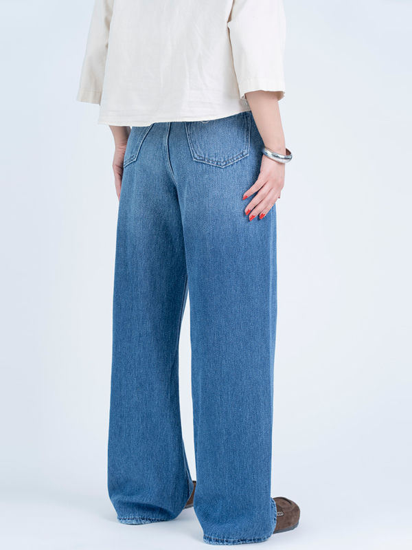 شلوار جین بگ قد 110 کد 23086 - Image 2