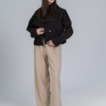 شلوار پارچه ای واید لگ فیلتو قد 110 تیکال کرم کد 2483