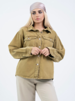 شومیز جین خردلی
