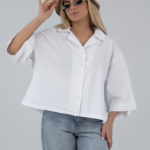 شومیز پارچه ای مایا سفید کد