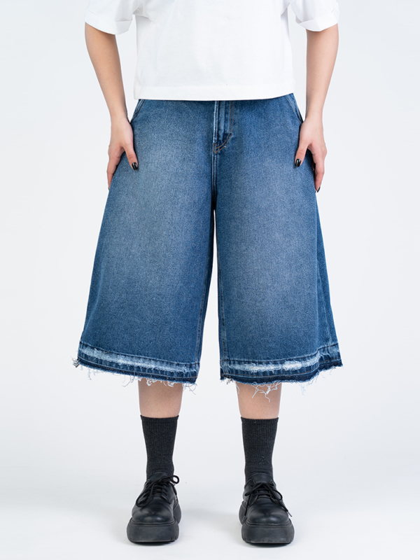 شلوار جین جورتس قد 65 دمپا بشکاف