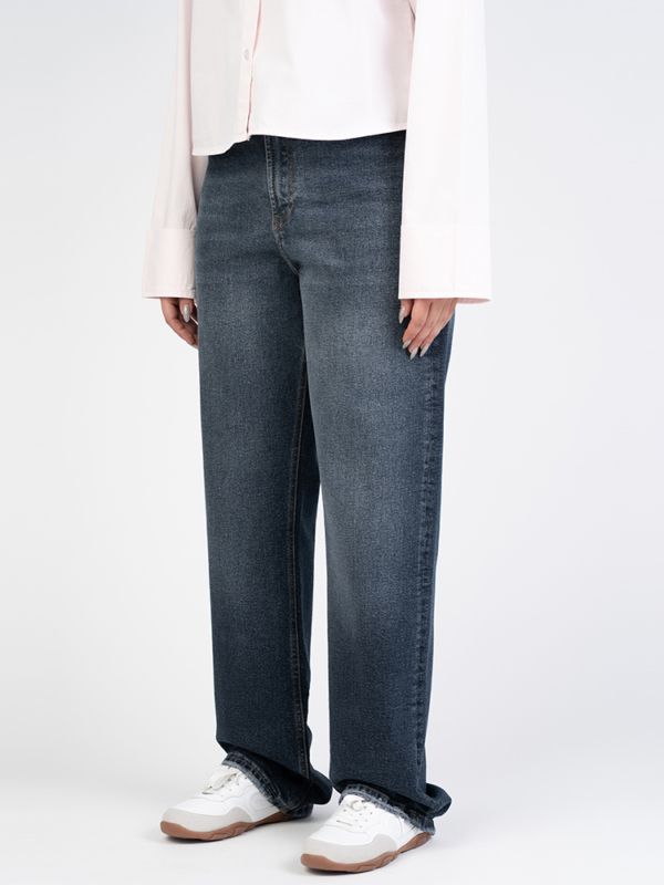 شلوار جین رگولار قد 110 کم کش