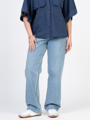 شلوار جین رگولار قد 110 کم کش