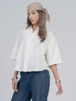 شومیز پارچه ای زنانه میرا سفید