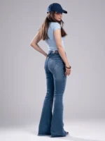 شلوار جین زنانه اسپنیش قد 110 پارچه کش