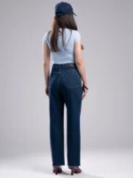 شلوار جین زنانه استریت قد 100 دمپا کات