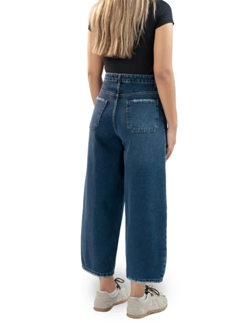 شلوار جین زنانه بالن قد 90